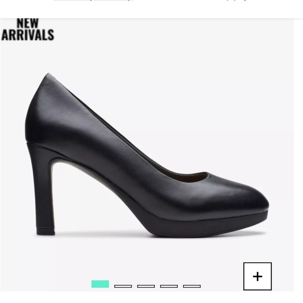 Clarks Black High Heel Pumps - Picture 9 of 10